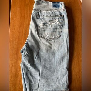 American Eagle Distressed Jean Shorts- New!